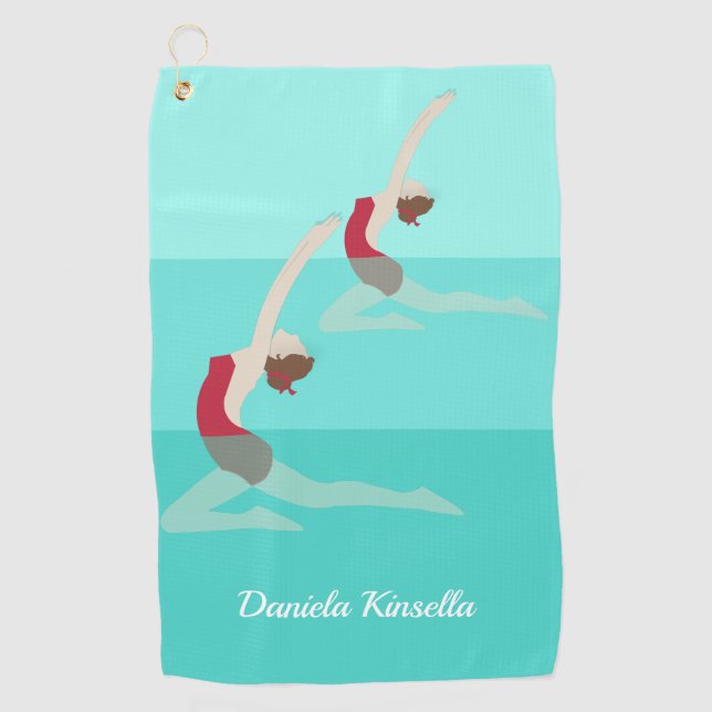 Toalla De Golf Natación artística (Anverso)
