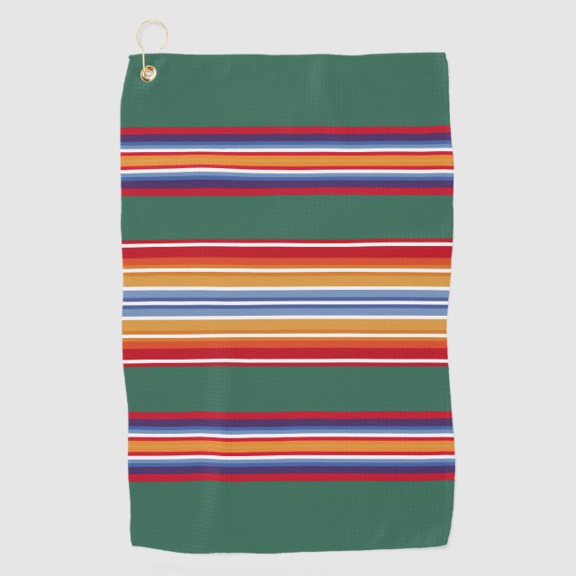Toalla De Golf native american indian traditional textile motifs  (Anverso)