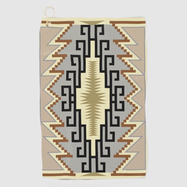 Toalla de golf Navajo Design-2 (Anverso)