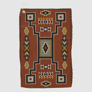 Toalla de golf Navajo moderna