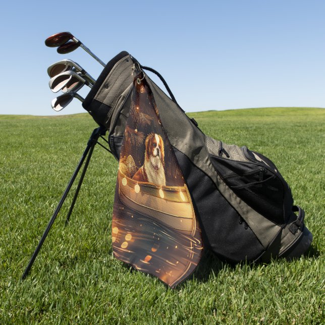 Toalla De Golf Navidades chinos japoneses celebran el viaje (Verde)