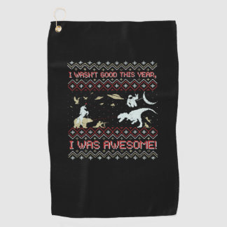 Toalla De Golf Navidades de T-Rex