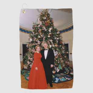 Toalla De Golf Navidades del presidente estadounidense Bill Clint