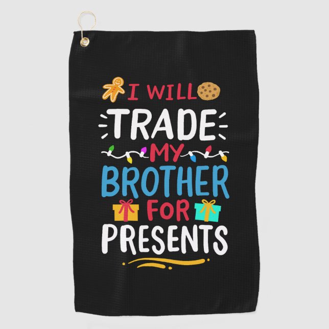 Toalla De Golf Navidades Hermanos (Anverso)