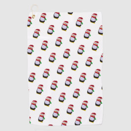 Toalla De Golf Navidades pingüinos