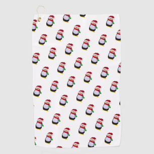 Toalla De Golf Navidades pingüinos