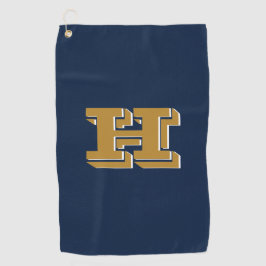 Toalla De Golf Navy and Gold FIU College Colors Golf Towel