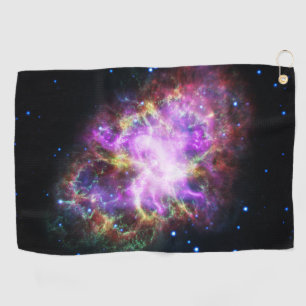 Toalla De Golf Nebulosa de cangrejo Supernova Compuesto de hubble