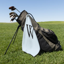 Toalla De Golf Negro azul monogramado