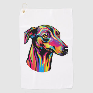 Toalla De Golf Neon Greyhound