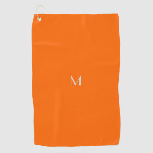 Toalla De Golf neón naranja - añadir monograma