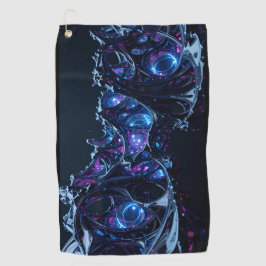 Toalla De Golf Neon Nexus: Estructura Tecnoorgánica entretejida