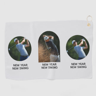 Toalla De Golf New Year motivational custom add your own photo