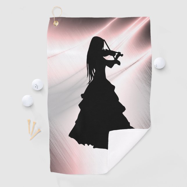 Toalla De Golf Niña Gitana Toca el Violín (In situ)