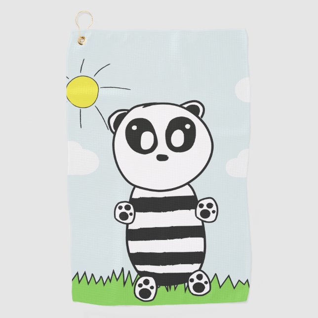 Toalla De Golf Niños Panda  (Anverso)