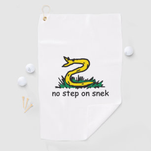 Toalla De Golf No pisar en snek memes parodia de Gadsden SnekRigh