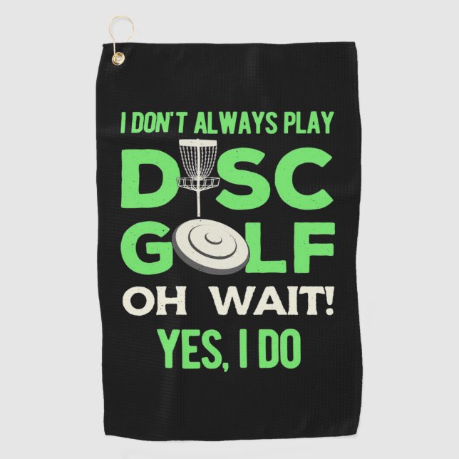 Toalla De Golf No siempre juego al disco Golf (Anverso)