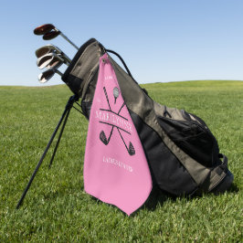 Toalla De Golf Nombre de Club de Damas Personalizado