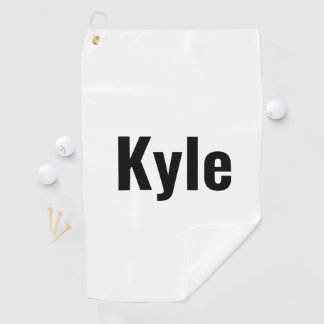 Toalla De Golf Nombre de Kyle Mens,