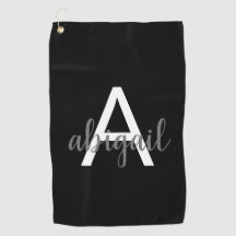 Nombre de monograma moderno elegante personalizado