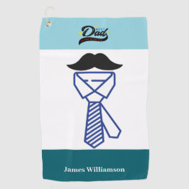 Toalla De Golf Nombre de Personalizar divertida del cumpleaños de