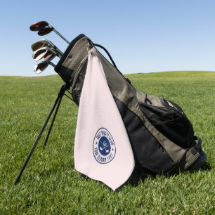 Toalla De Golf Nombre del club temático Navy BlueGolf