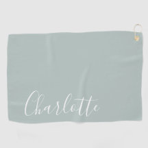 Nombre personalizado de script minimalista | Azul 