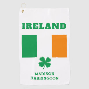 Toalla De Golf Nombre personalizado Irlanda