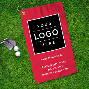 Toalla De Golf Nombre y logotipo personalizados de la empresa en
