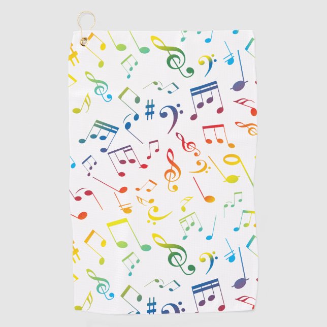 Toalla De Golf Notas musicales 4 (Anverso)
