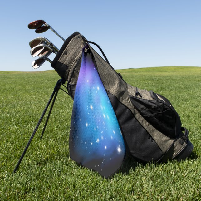 Toalla De Golf Nubes espaciales Galaxy Starlight (Verde)