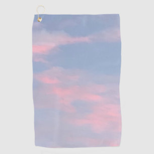Toalla De Golf Nubes rosadas de personalizable
