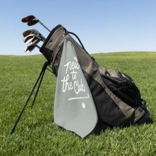 Toalla De Golf Nuevo en el Club Golf Baby Shower