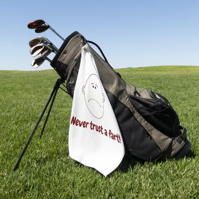 Toalla De Golf ¡Nunca Confies En El Fart! (Verde)