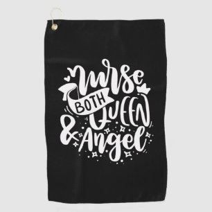 Toalla De Golf Nurse Gift Enfermería, Tanto Reina Como Angels