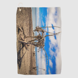 Toalla De Golf Obra de arte en la playa de Hokitika, Nueva Zeland