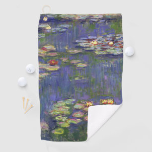 Toalla De Golf Obras maestras de nenúfares de Monet