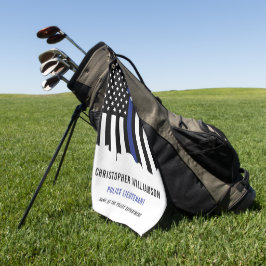 Toalla De Golf Oficial de policía personalizado policía de la Lín
