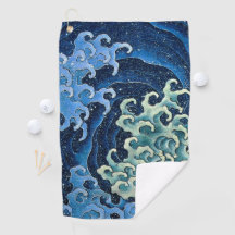 Ola Femenina de Hokusai Vintage Océano