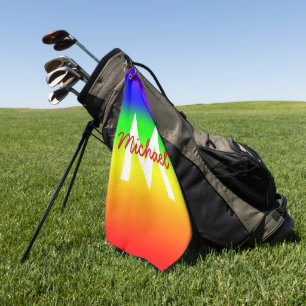 Toalla De Golf Ombre arcoiris