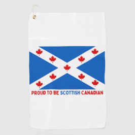 TOALLA DE GOLF ¡ORGULLOSO DE SER CANADIENSE ESCOCIA!