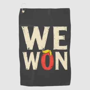 Toalla De Golf Orgulloso Maga Trump ganó discurso del Día de la I