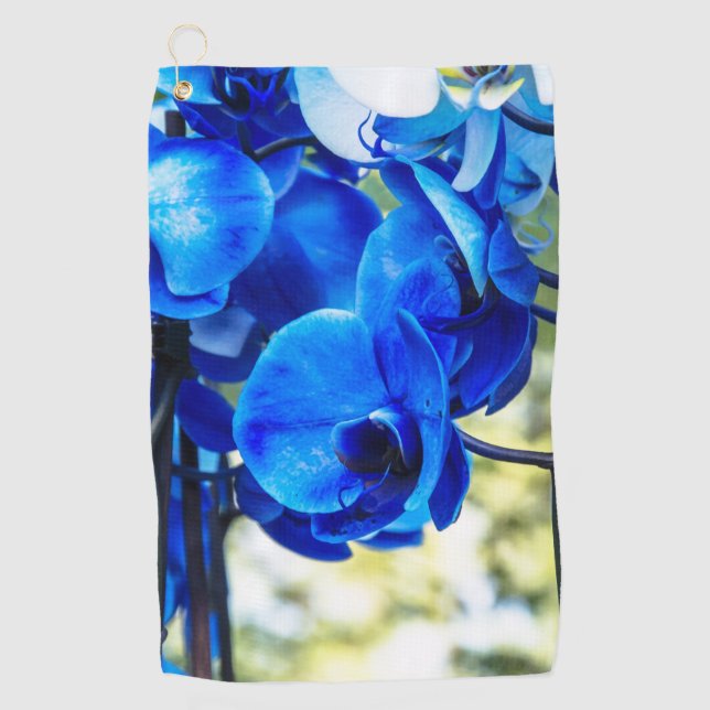 Toalla De Golf Orquídea azul (Anverso)