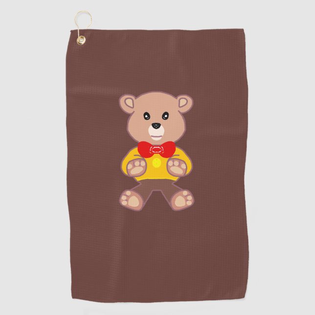 Toalla De Golf Oso de peluche (Anverso)
