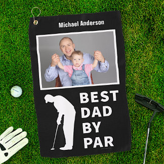 Toalla De Golf Padre Golfing Funny Mejor Papá Por Personalizado D