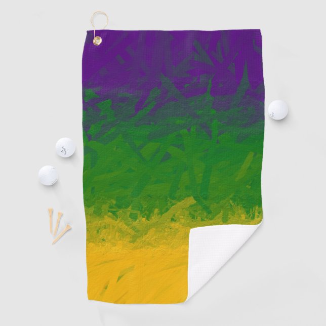 Toalla De Golf Paint Mardi Gras (In situ)