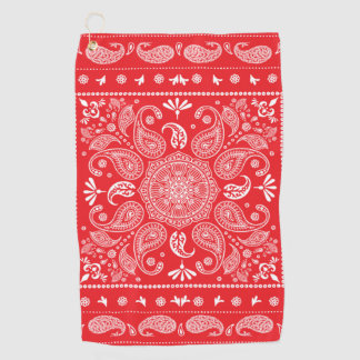 Toalla de golf Paisley Design-1