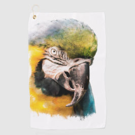 Toalla De Golf pájaro del loro