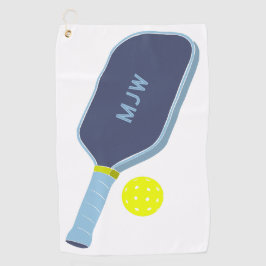 Toalla De Golf Paleta de Pickleball con Monograma Deportes
