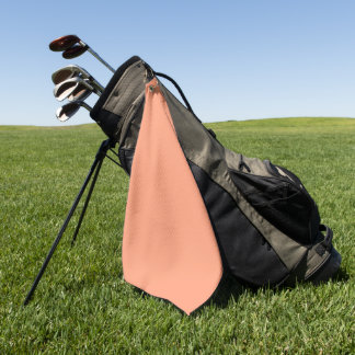 Toalla De Golf Paleta de Rojo Glow de Melocotón